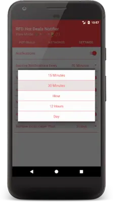 RFD Hot Deals Notifier android App screenshot 9