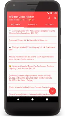 RFD Hot Deals Notifier android App screenshot 13