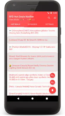 RFD Hot Deals Notifier android App screenshot 6